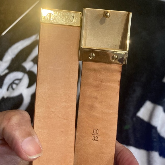 💯% Authentic LOUIS VUITTON murakami multicolor noir belt - Picture 6 of 6